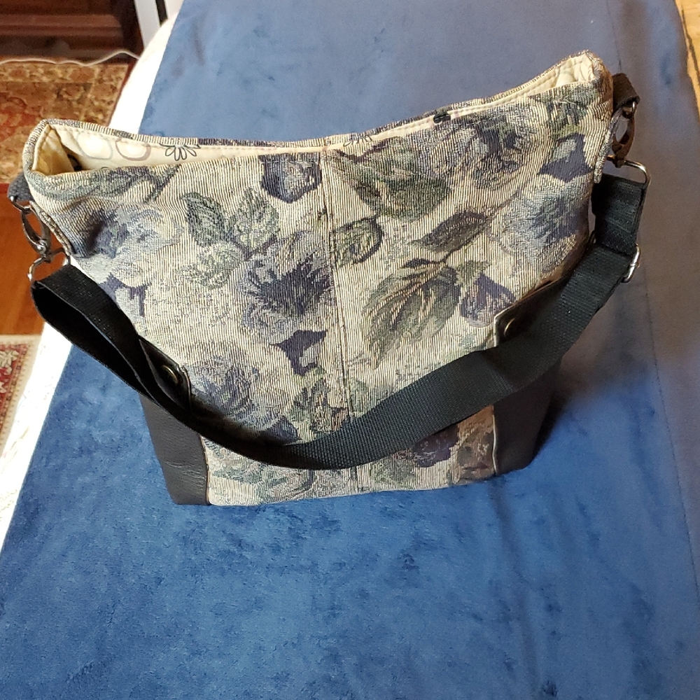 Floral Tapestry Tote Bag
